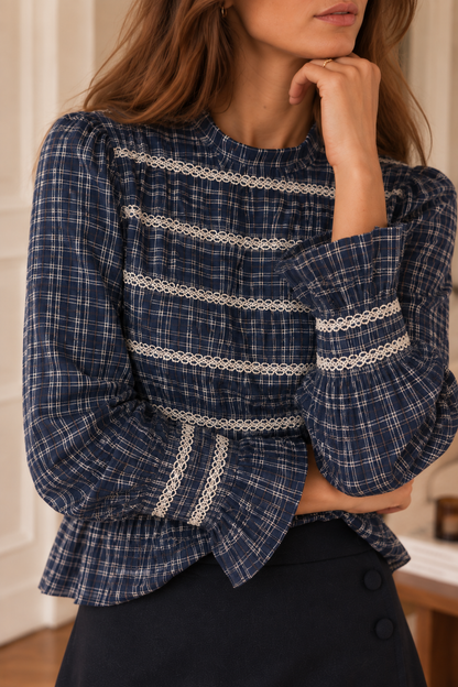 Blouse Odile Marine