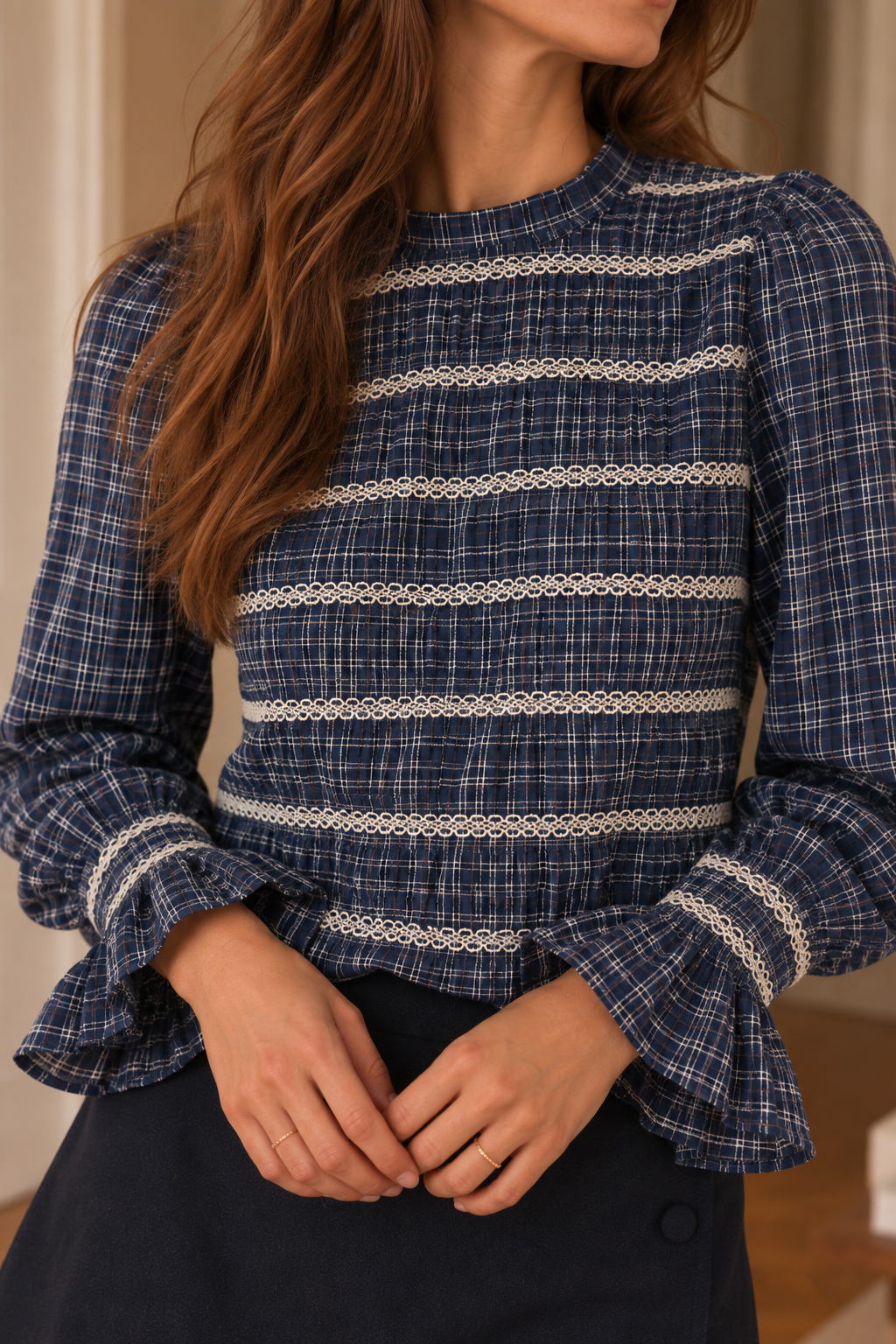 Blouse Odile Marine