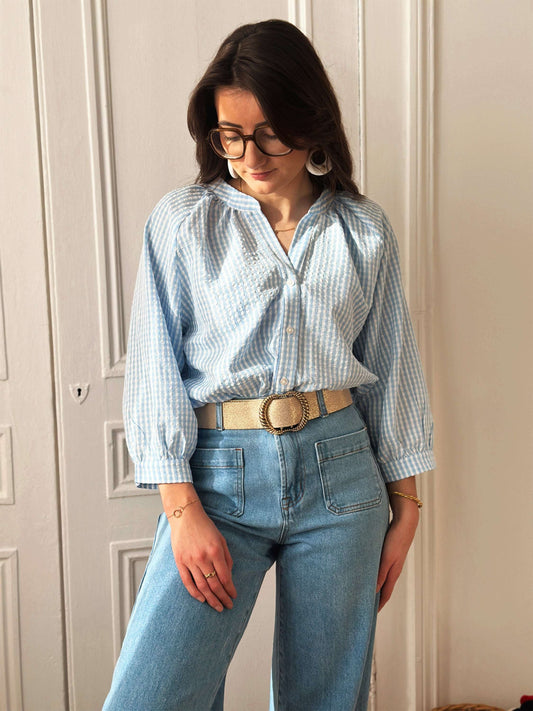 Blouse Paula Bleu