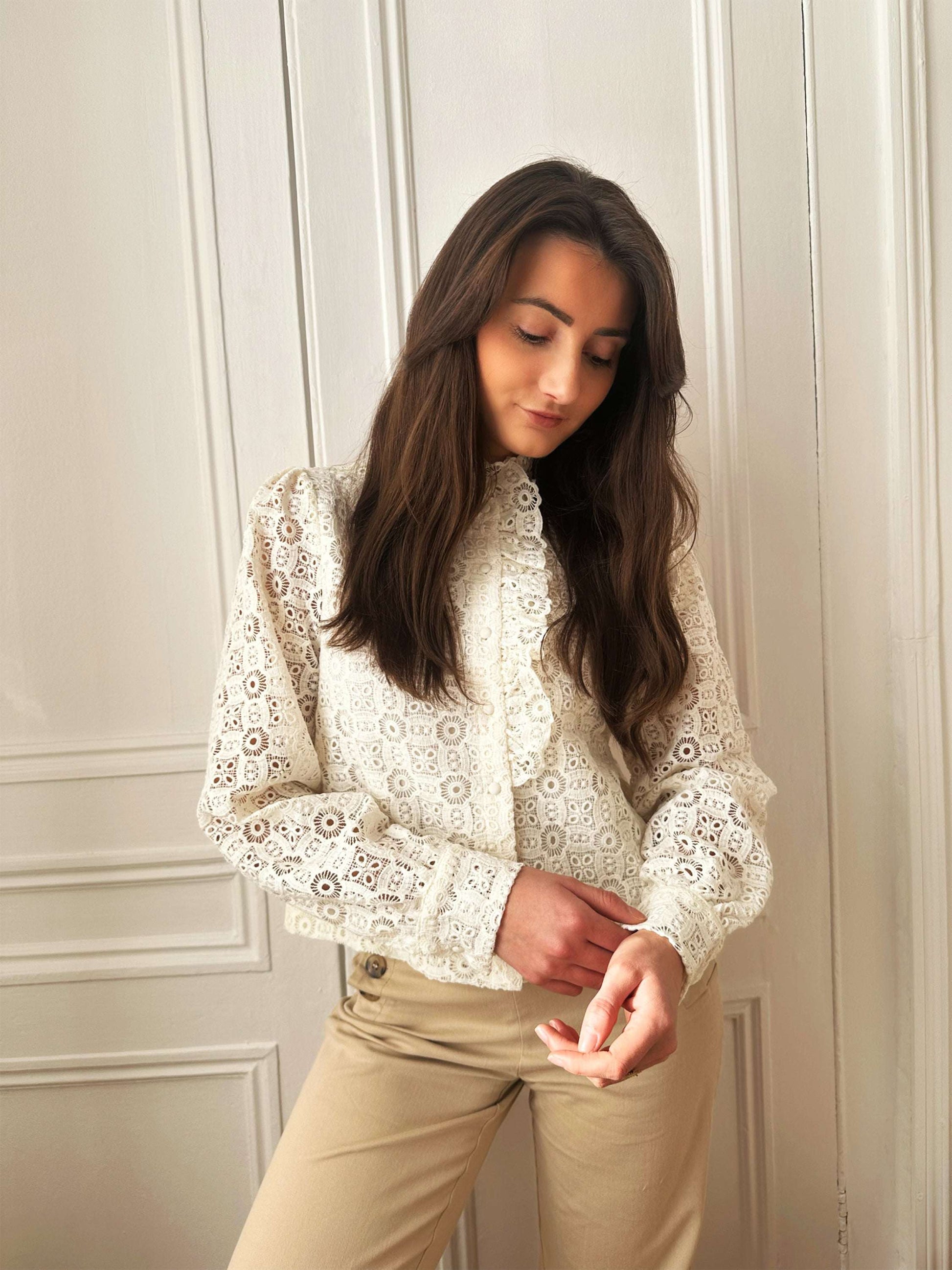 Blouse Paulette Ivoire