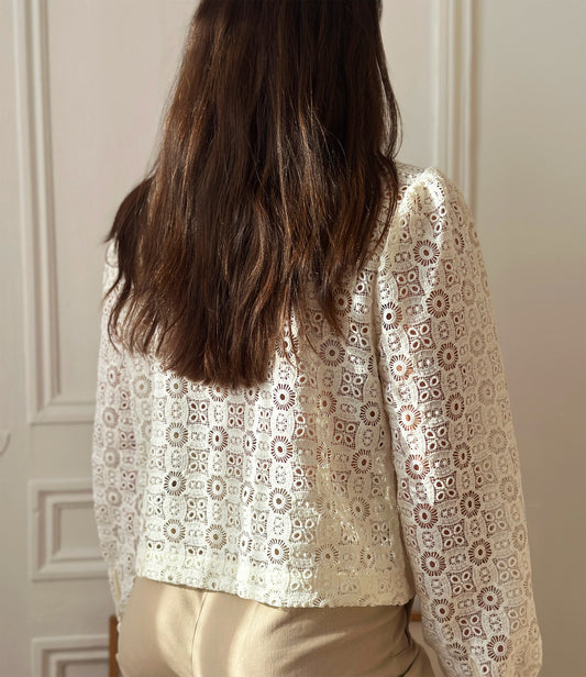 Blouse Paulette Ivoire