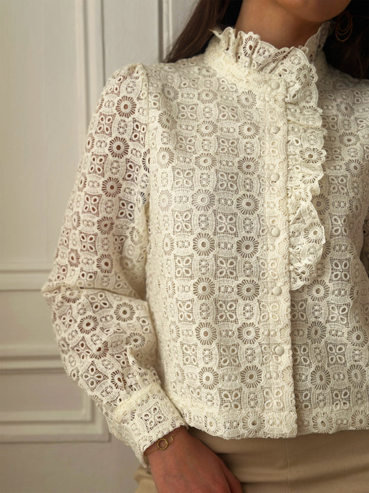 Blouse Paulette Ivoire