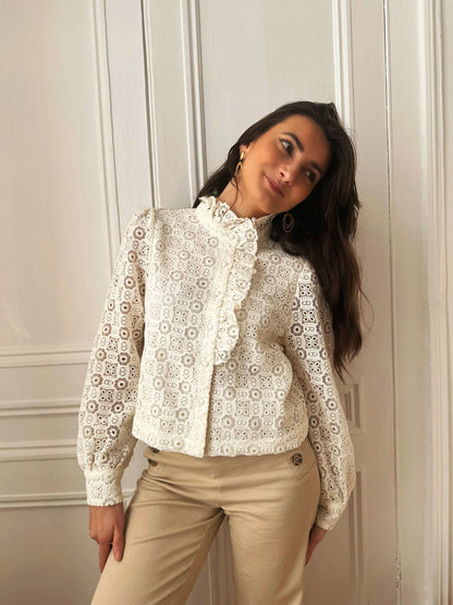 Blouse Paulette Ivoire