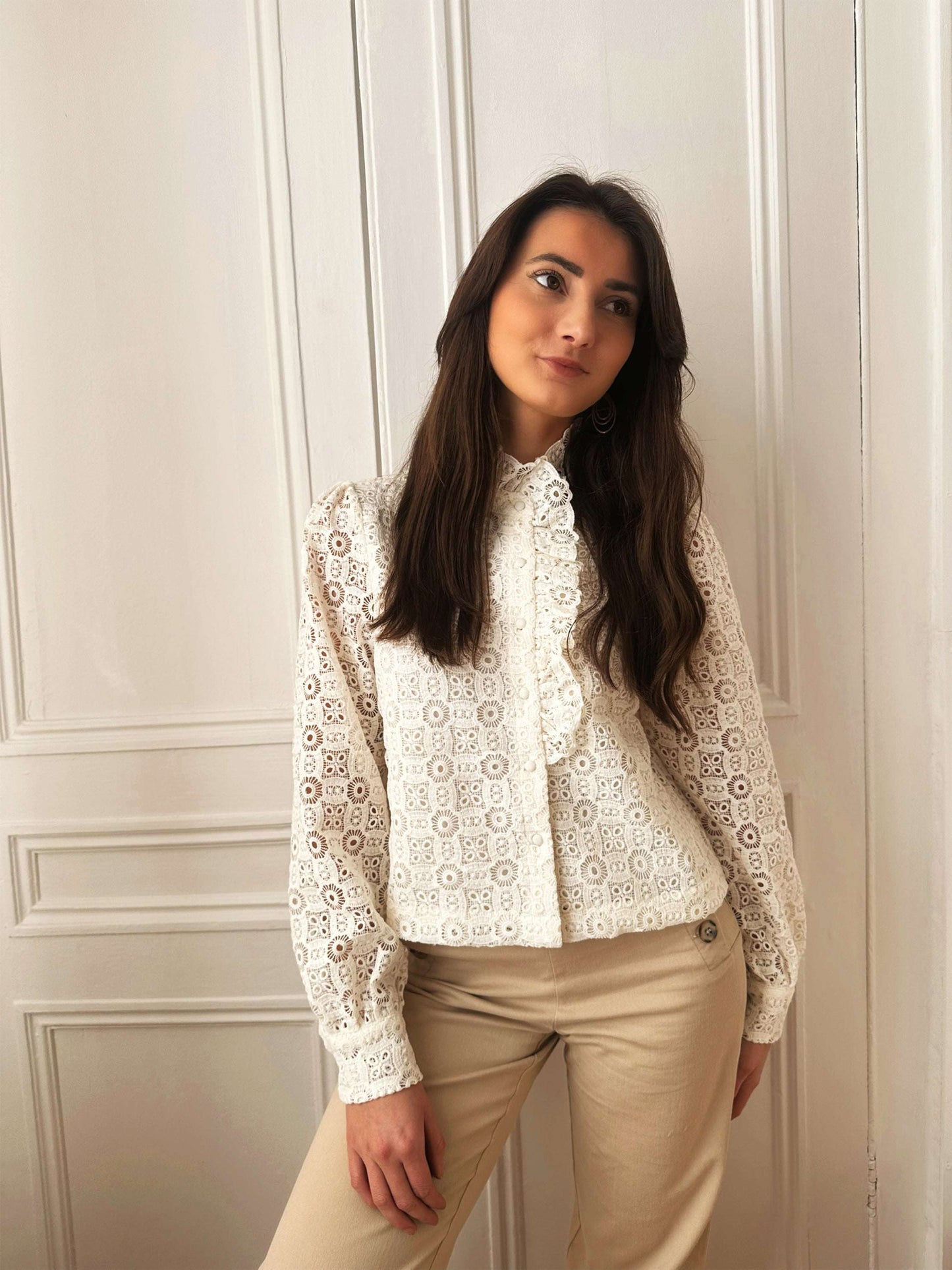 Blouse Paulette Ivoire