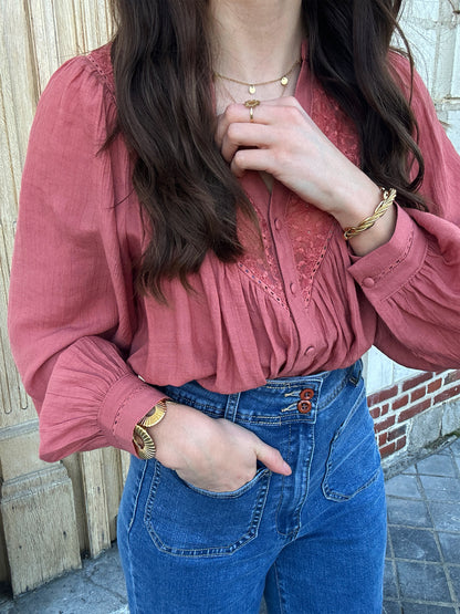 Blouse Rosalie Bois de Rose