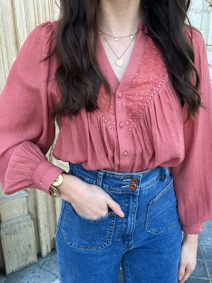 Blouse Rosalie Bois de Rose