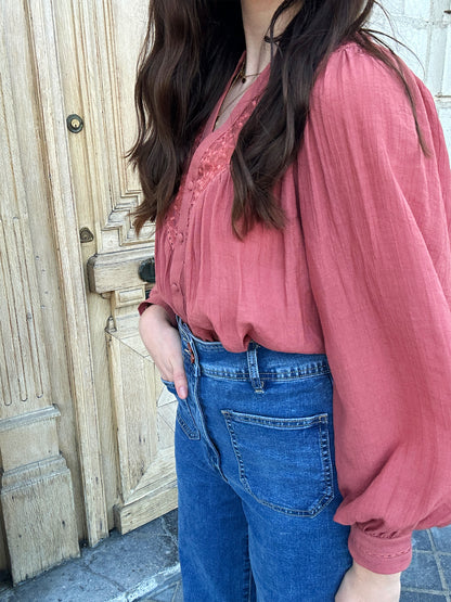 Blouse Rosalie Bois de Rose