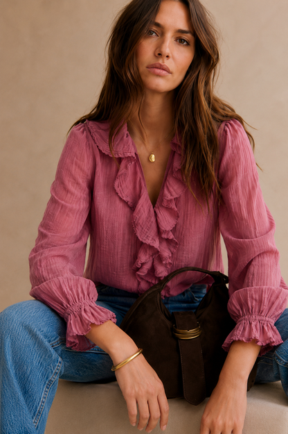 Blouse Solène Framboise
