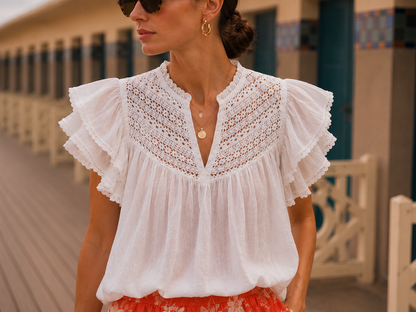 Top Suza Écru
