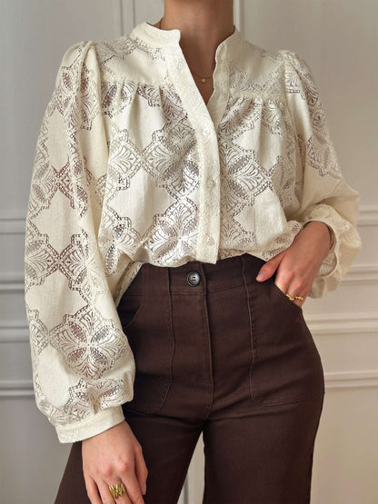 Ecru Victoria Blouse