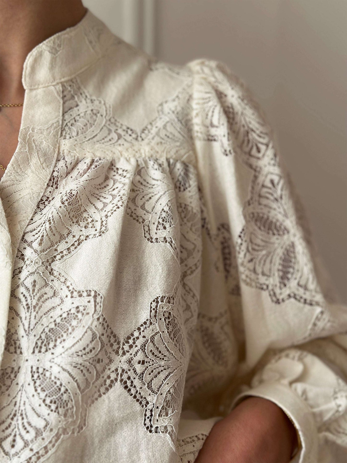 Ecru Victoria Blouse