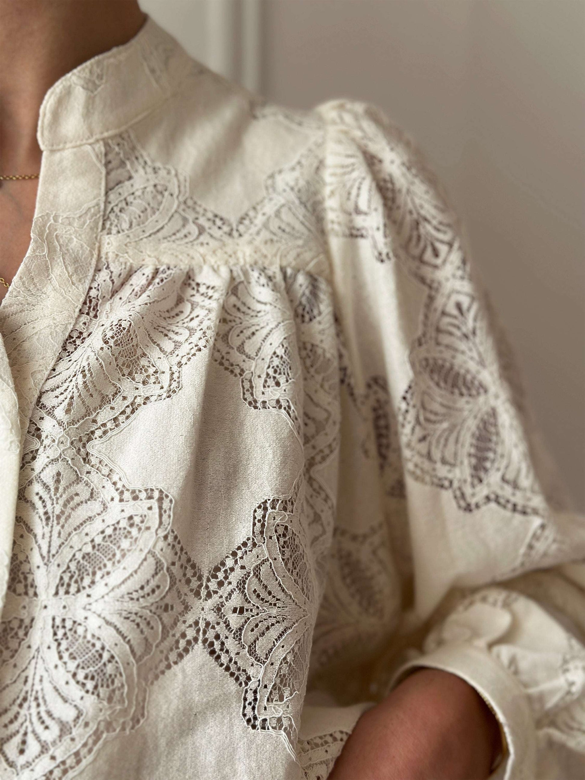 Ecru Victoria Blouse