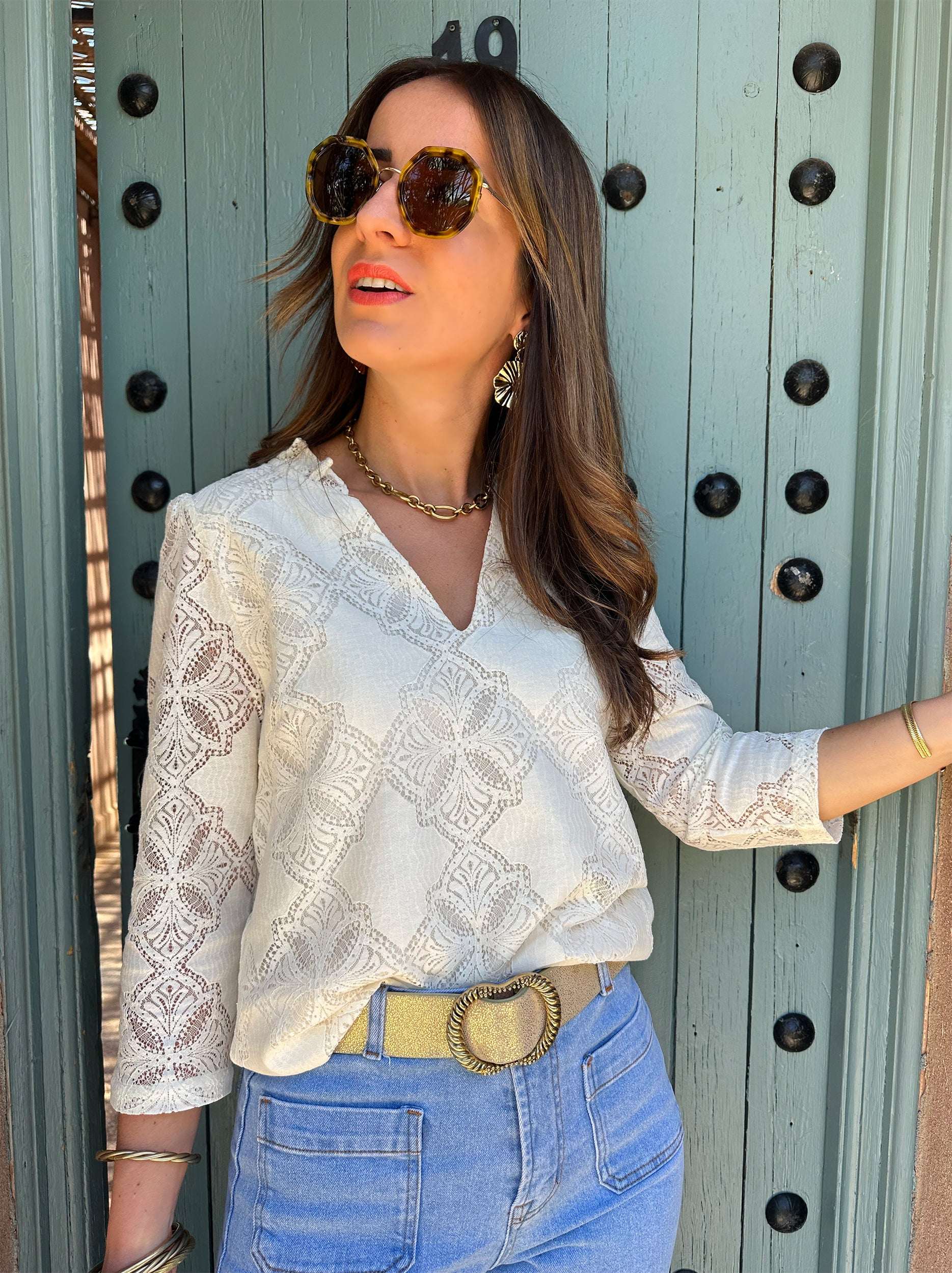 Blouse Zélia Ivoire