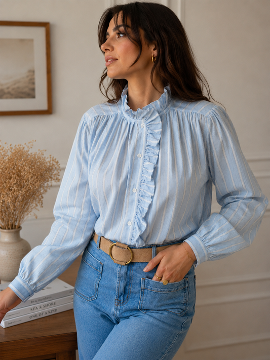 Blouse Zoélie Bleu