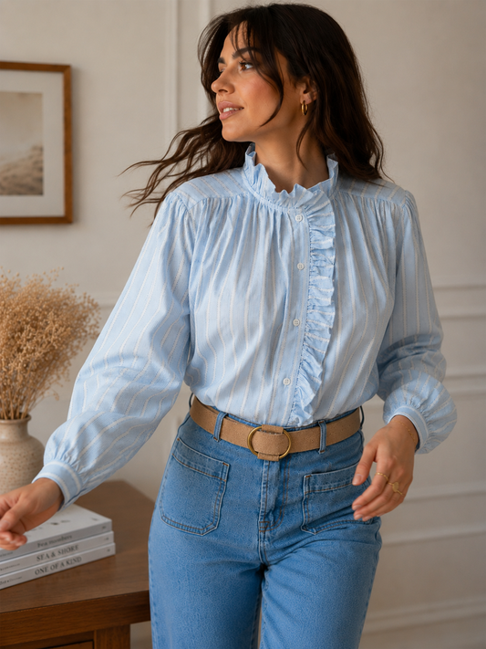 Blouse Zoélie Bleu