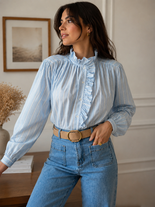Blouse Zoélie Bleu