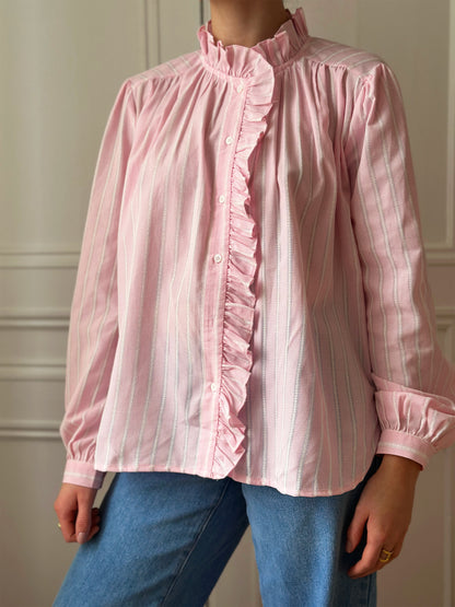 Blouse à Rayures Zoélie Rose