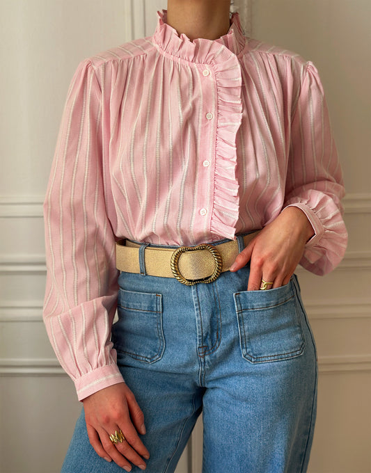 Blouse à Rayures Zoélie Rose