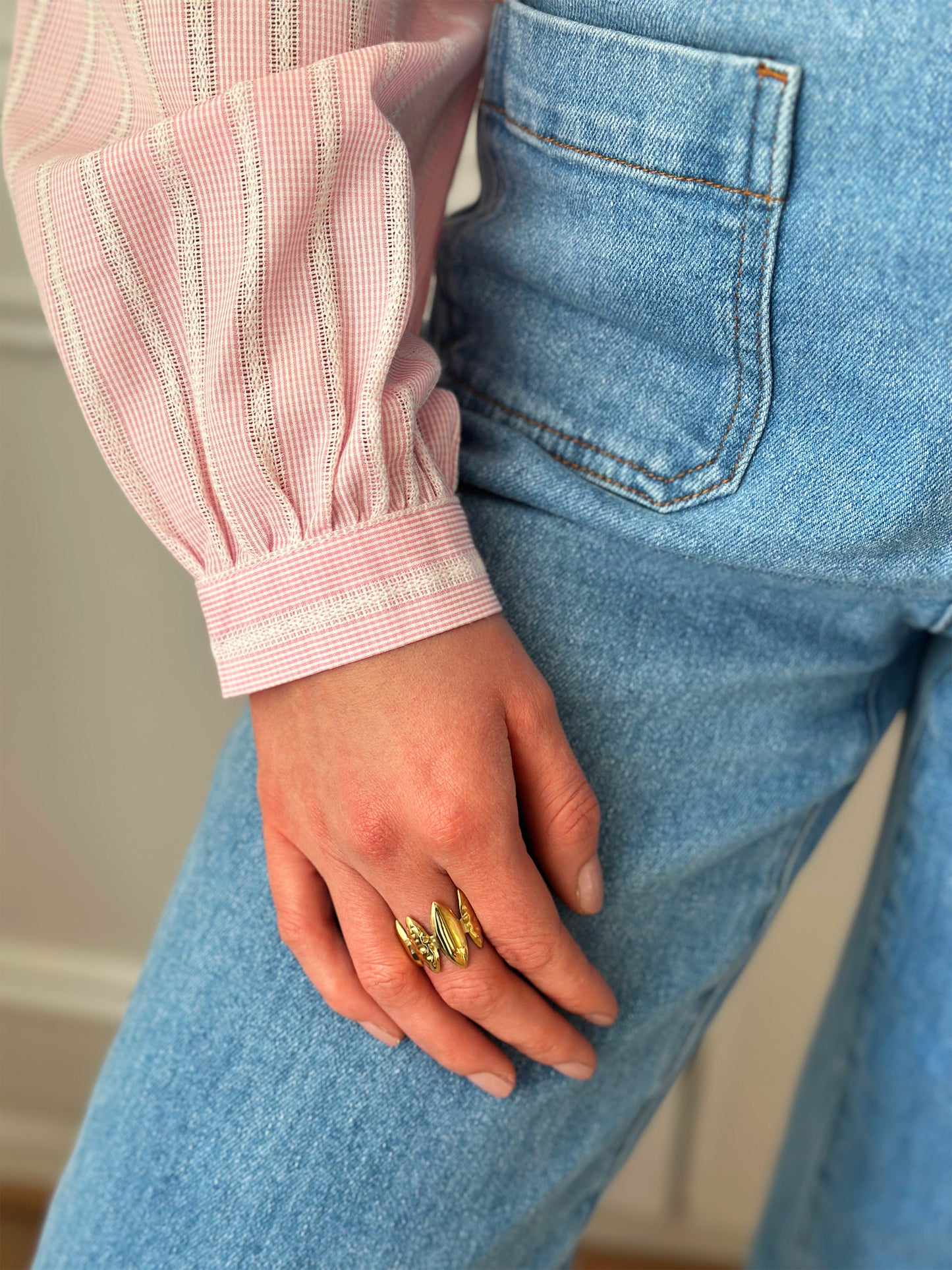 Blouse à Rayures Zoélie Rose