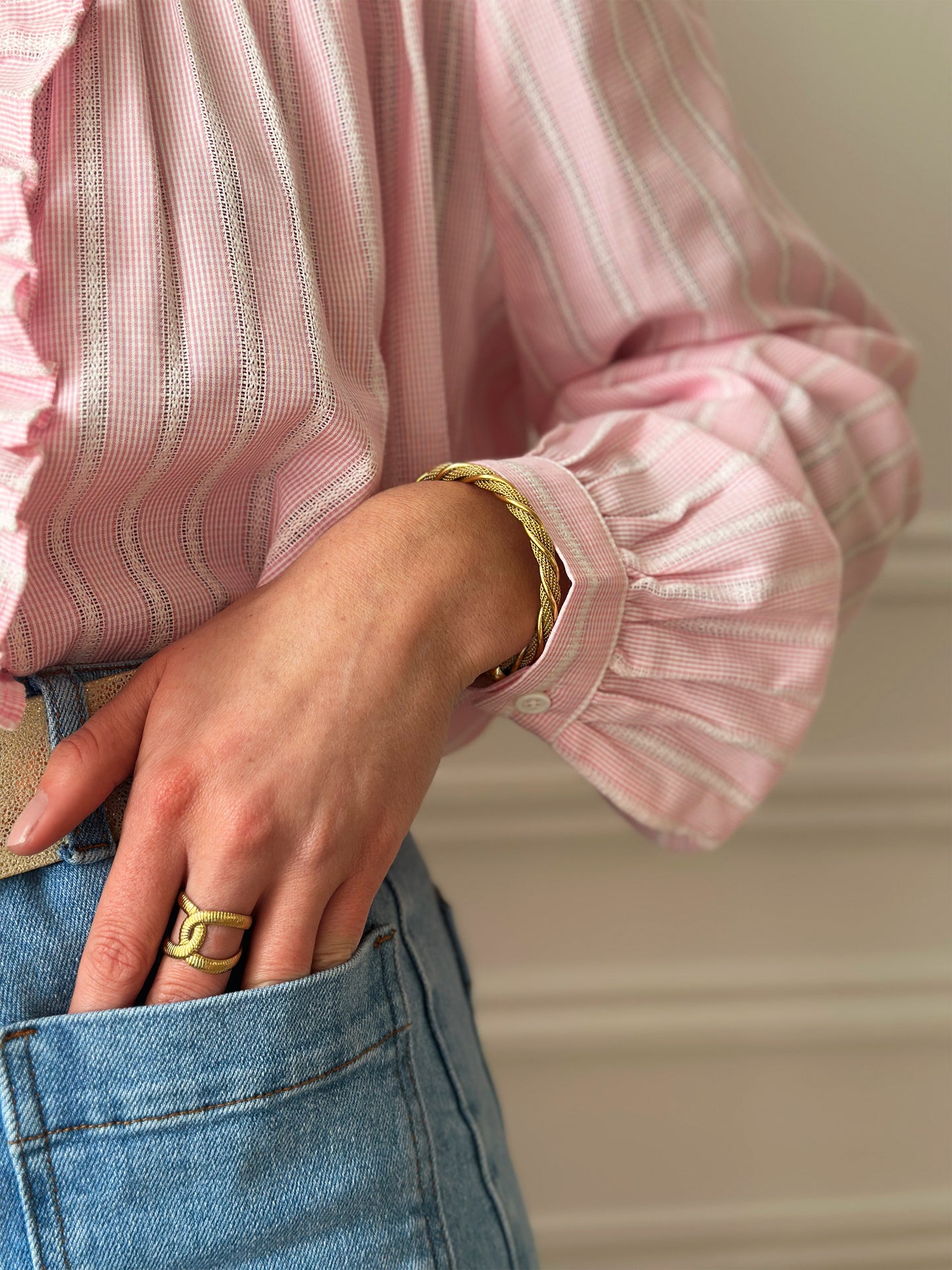 Blouse à Rayures Zoélie Rose