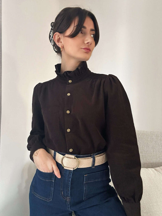 Chemise Gaspard Chocolat