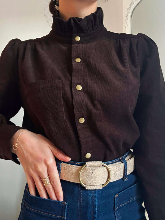 Chemise Gaspard Chocolat