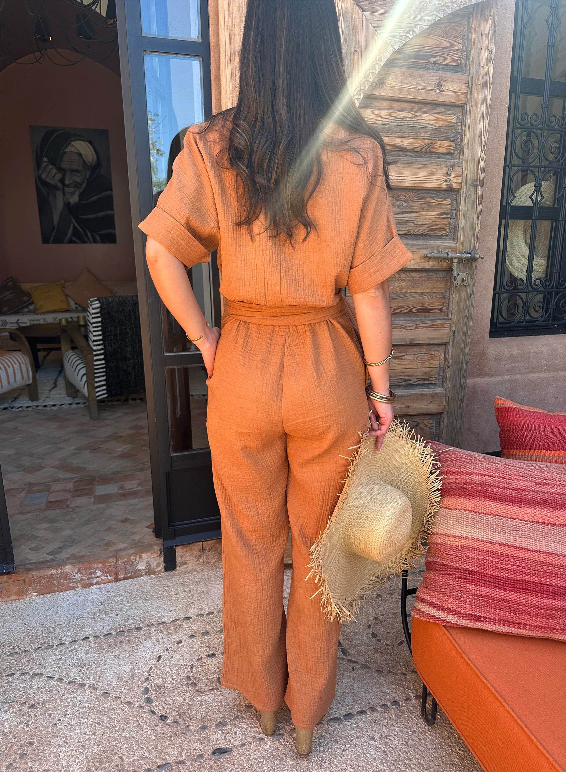 Combinaison Natalia Terracotta