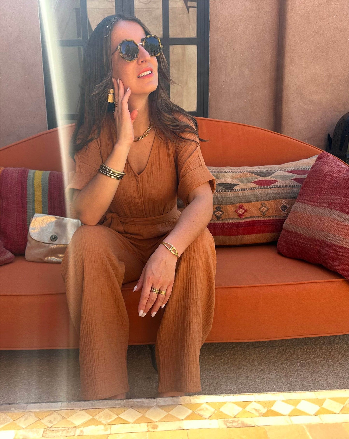 Combinaison Natalia Terracotta