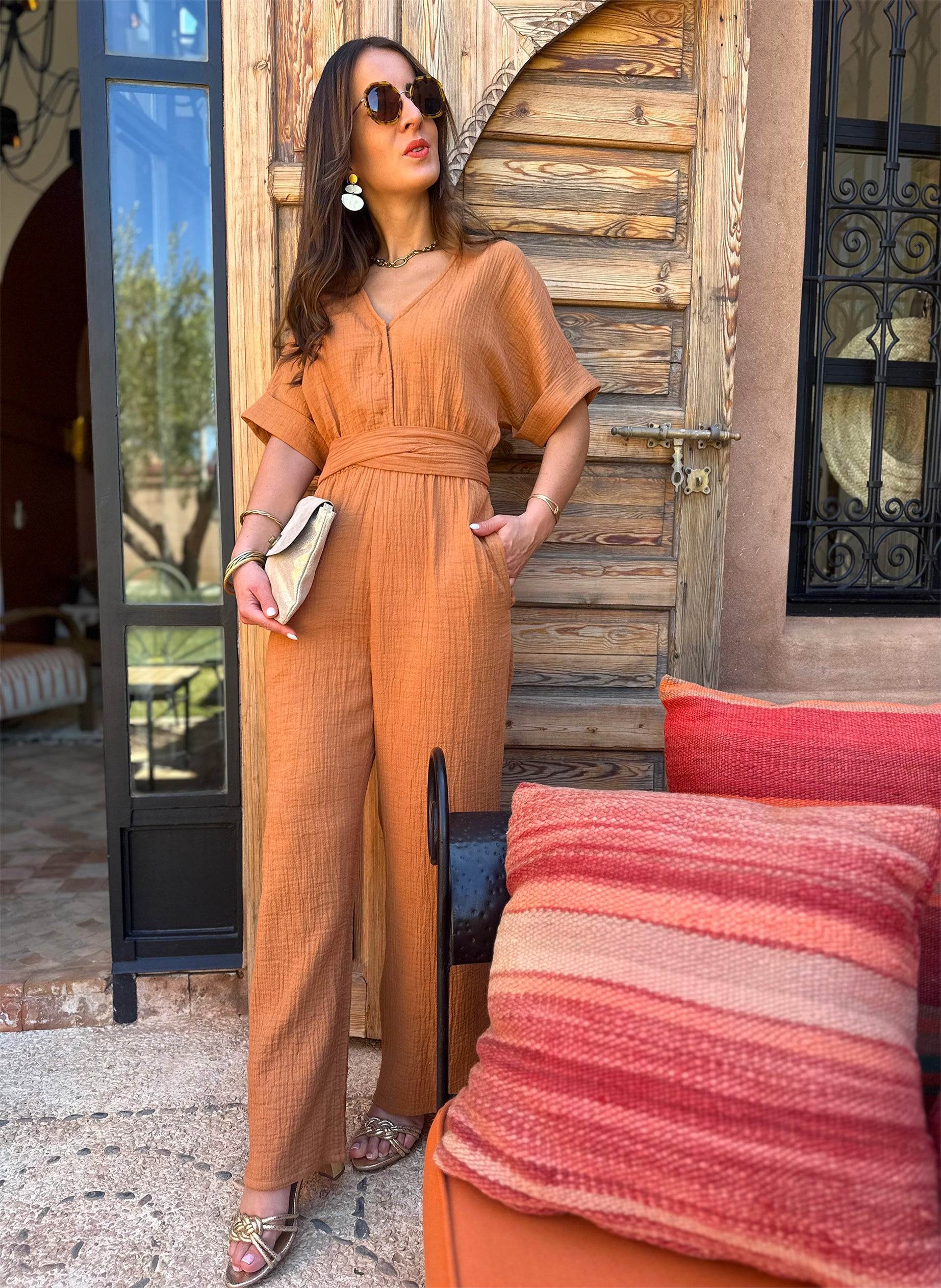 Combinaison Natalia Terracotta