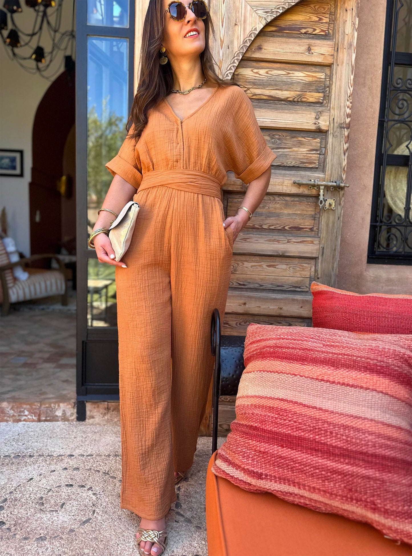 Combinaison Natalia Terracotta