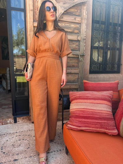 Combinaison Natalia Terracotta