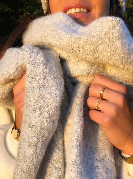 Echarpe Aude Gris Clair