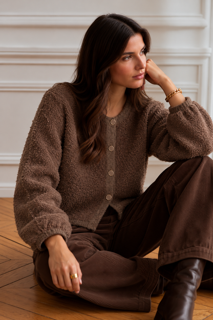 Gilet Arthur Marron