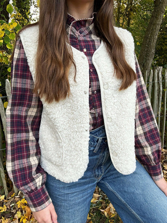 Gilet Laly Ecru