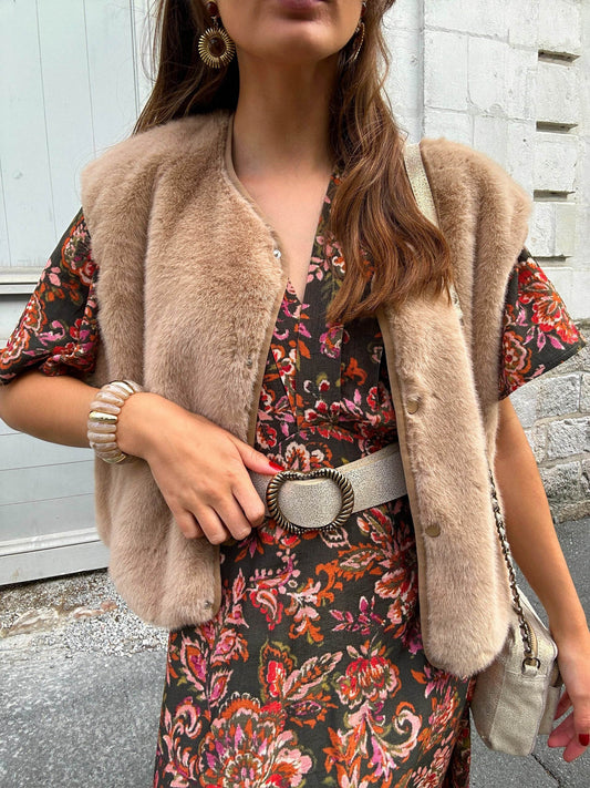 Gilet Lola Taupe