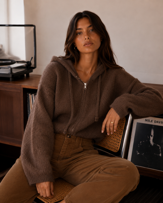 Gilet Lou Chocolat