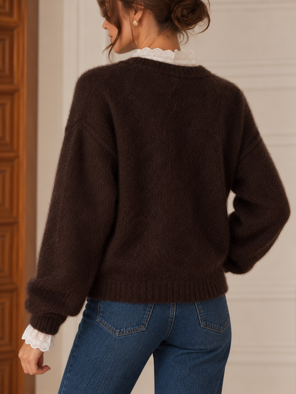 Gilet Louise Chocolat