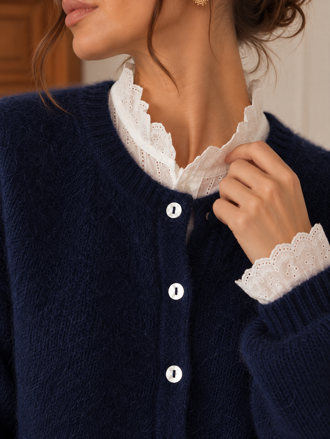 Gilet Louise Marine
