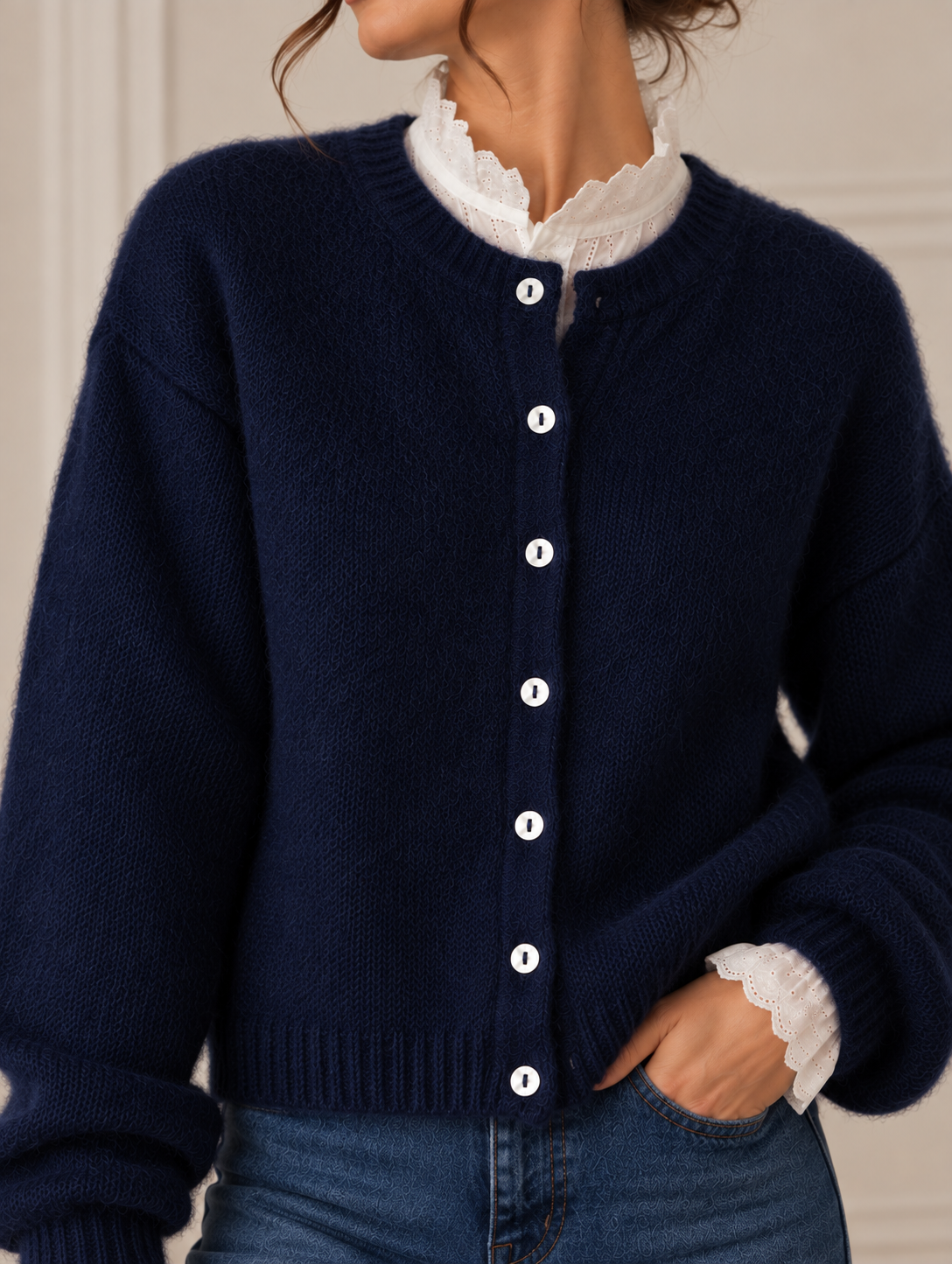 Gilet Louise Marine