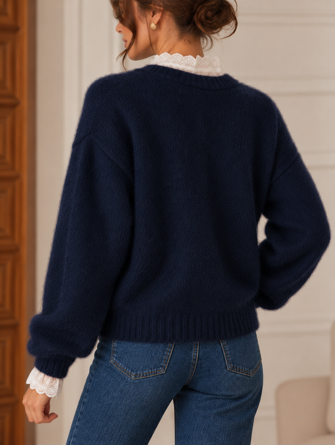 Gilet Louise Marine