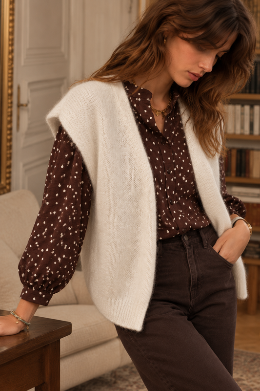 Luna Ivory Cardigan