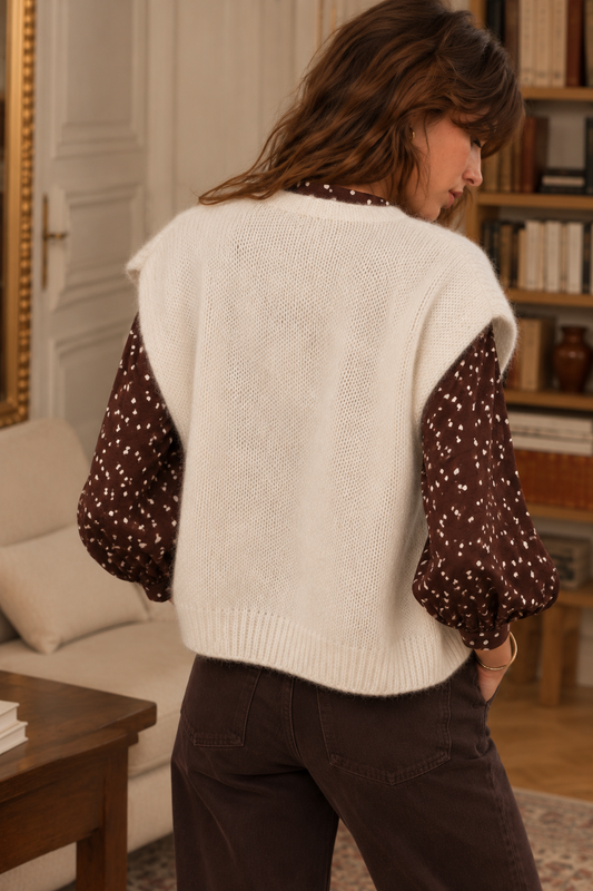 Luna Ivory Cardigan