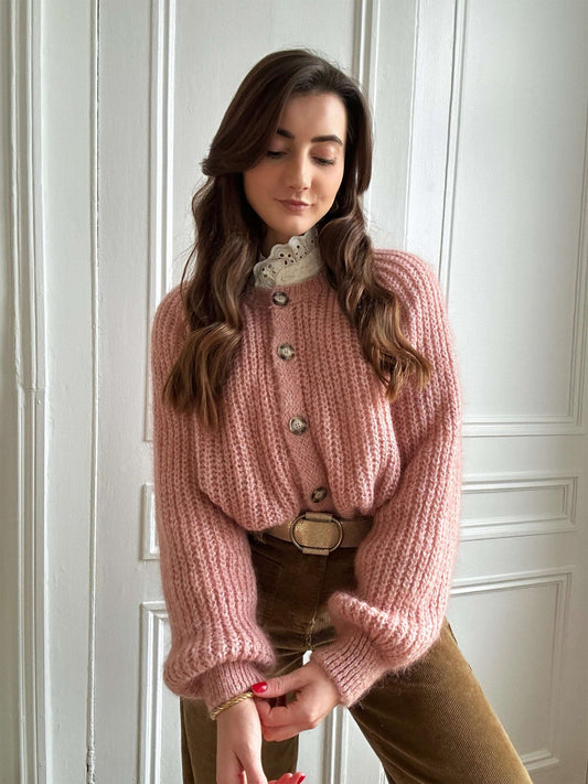 Gilet Malia Rose Poudré