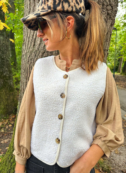 Gilet Natacha Ecru