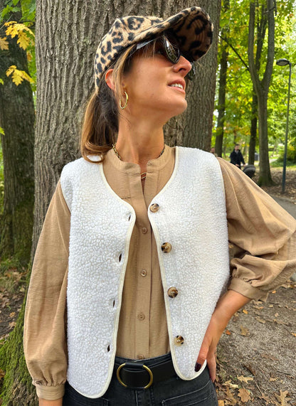 Gilet Natacha Ecru