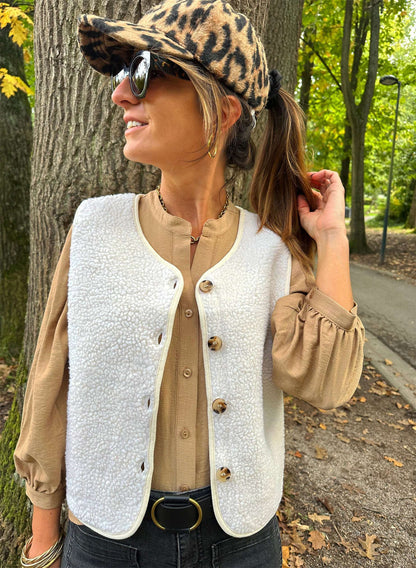 Gilet Natacha Ecru