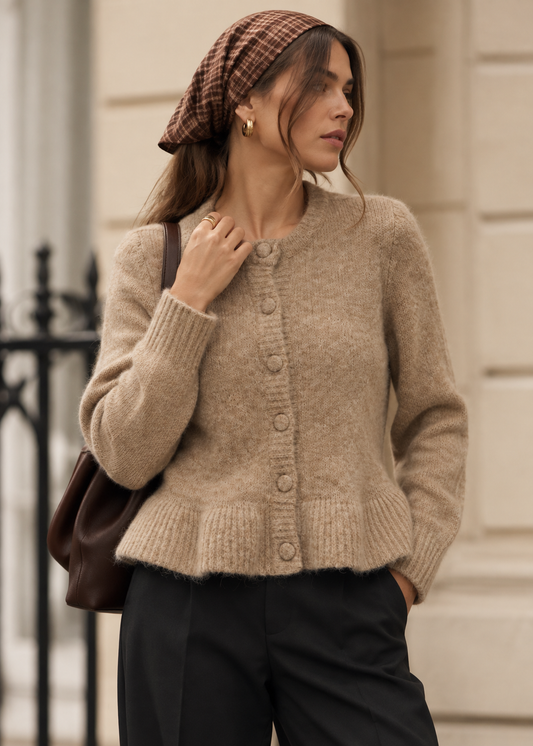 Gilet Pauline Beige Naturel
