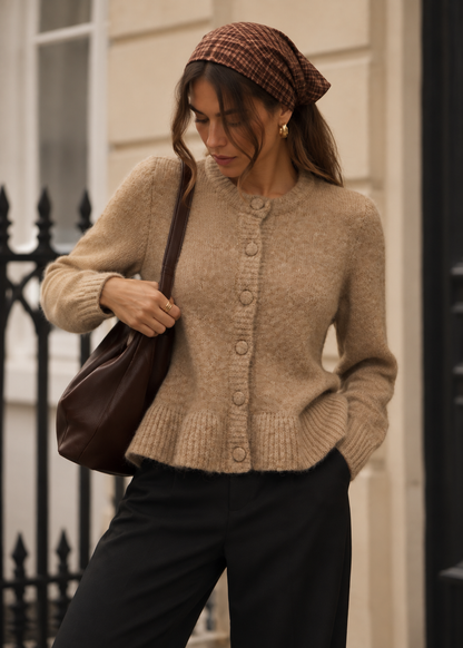 Gilet Pauline Beige Naturel