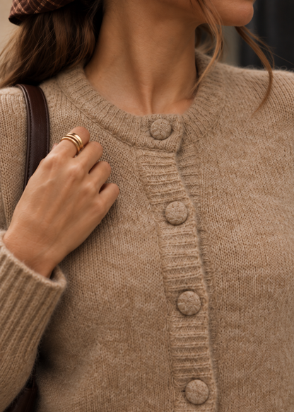 Gilet Pauline Beige Naturel