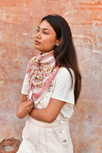 Grand Foulard Capypso Écru